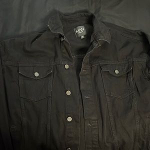 Black jean jacket